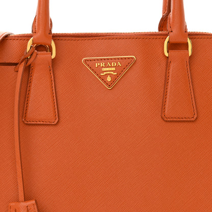 Prada Saffiano Lux Medium Promenade Tote Papaya 9 of 15