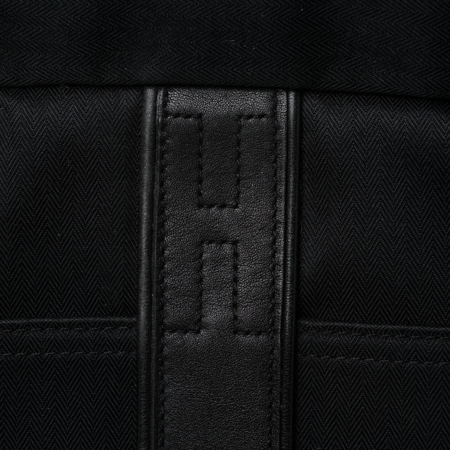 Hermes Toile Acapulco Vassus Messenger Black 10 of 10