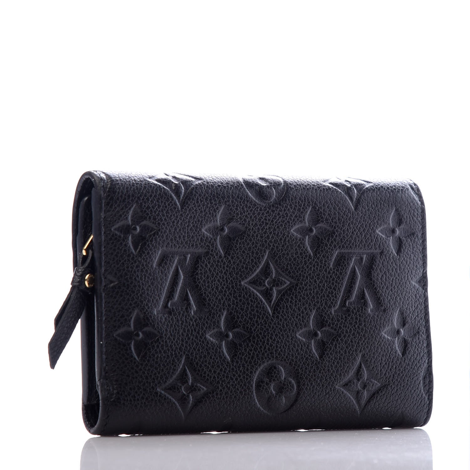 Louis Vuitton Empreinte Compact Curieuse Wallet Black 3 of 7
