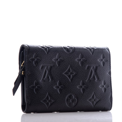 Louis Vuitton Empreinte Compact Curieuse Wallet Black 3 of 7