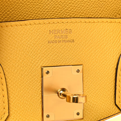 Hermes Epsom Birkin 30 Soleil 6 of 13