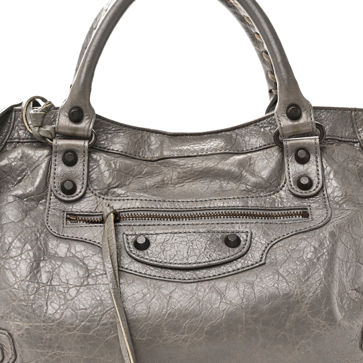 Balenciaga Agneau Classic Hardware City Gris Pyrite 9 of 11