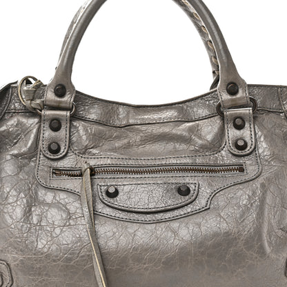 Balenciaga Agneau Classic Hardware City Gris Pyrite 9 of 11