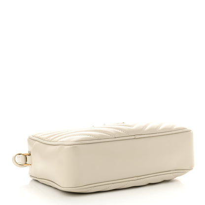 Saint Laurent Calfskin Matelasse Monogram Lou Camera Bag Crema Soft 4 of 11