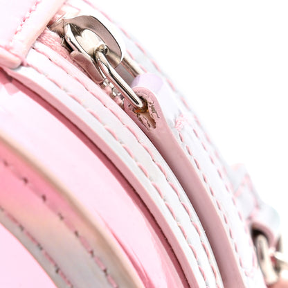 Chanel PVC Lambskin Filigree Round Clutch With Chain Pink 12 of 12