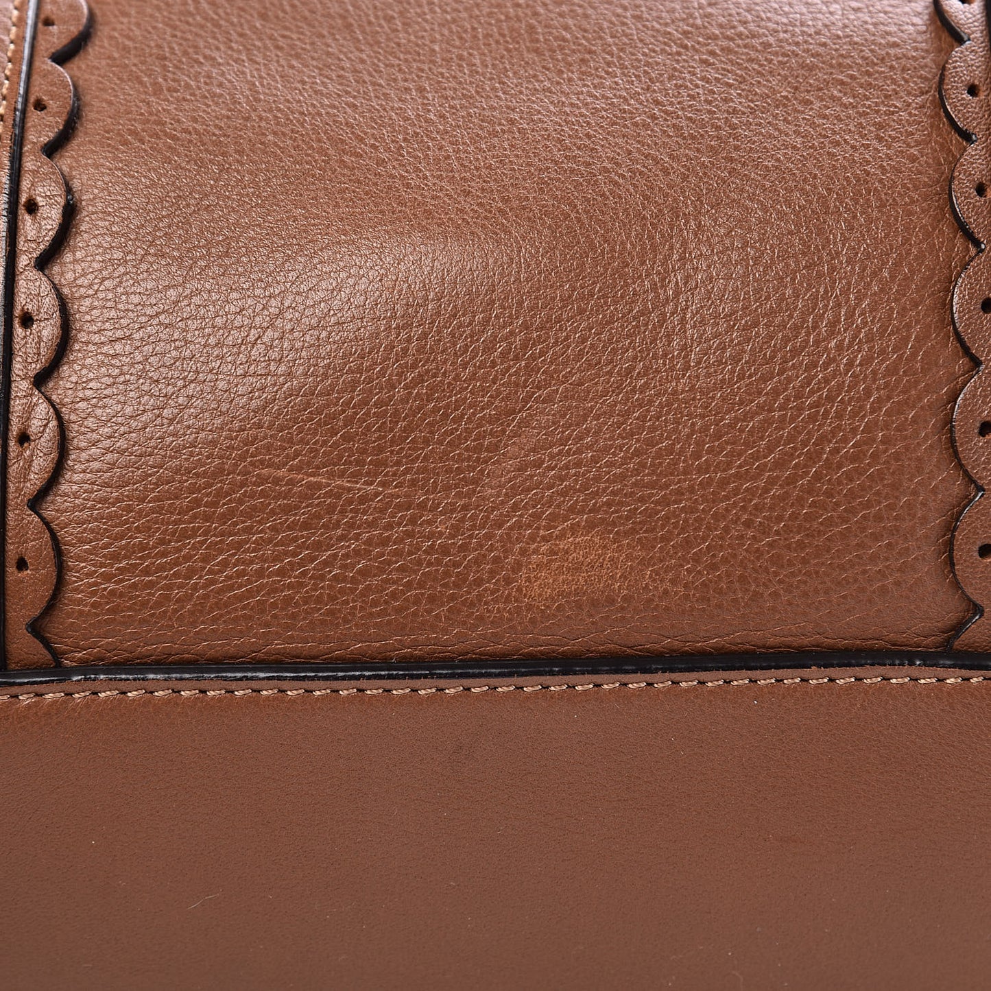 Soft Matte Leather Cookie Bayswater Satchel Oak