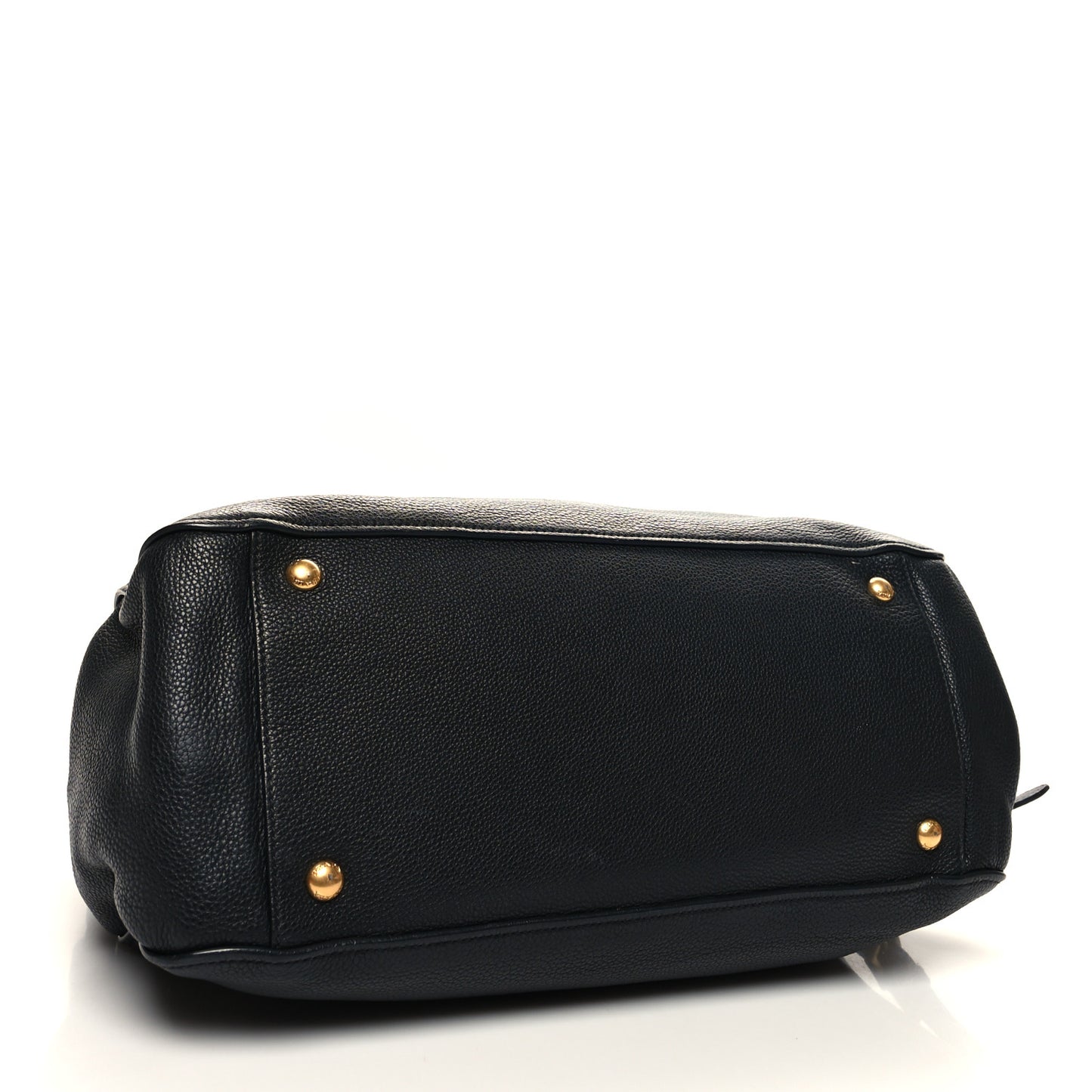 Vitello Daino Tote Black