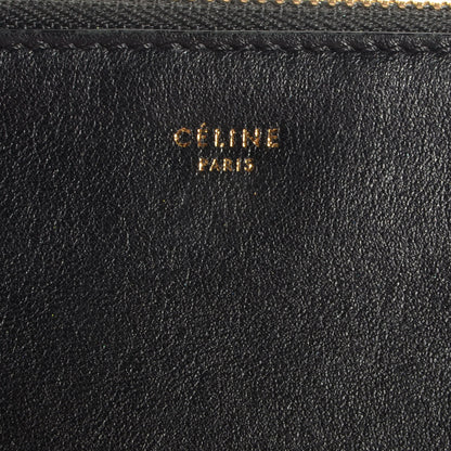 Celine Lambskin Large Trio Crossbody Bag Black 8 of 8