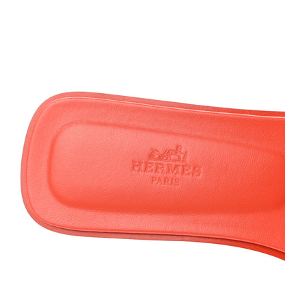 Hermes Epsom Oran Sandals 38 Orange Poppy 7 of 9