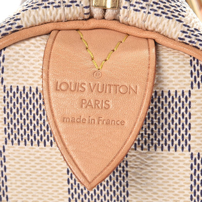 Louis Vuitton Damier Azur Speedy 25 6 of 9