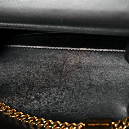 Saint Laurent Calfskin Small Classic Monogram Kate Tassel Satchel Black 17 of 17