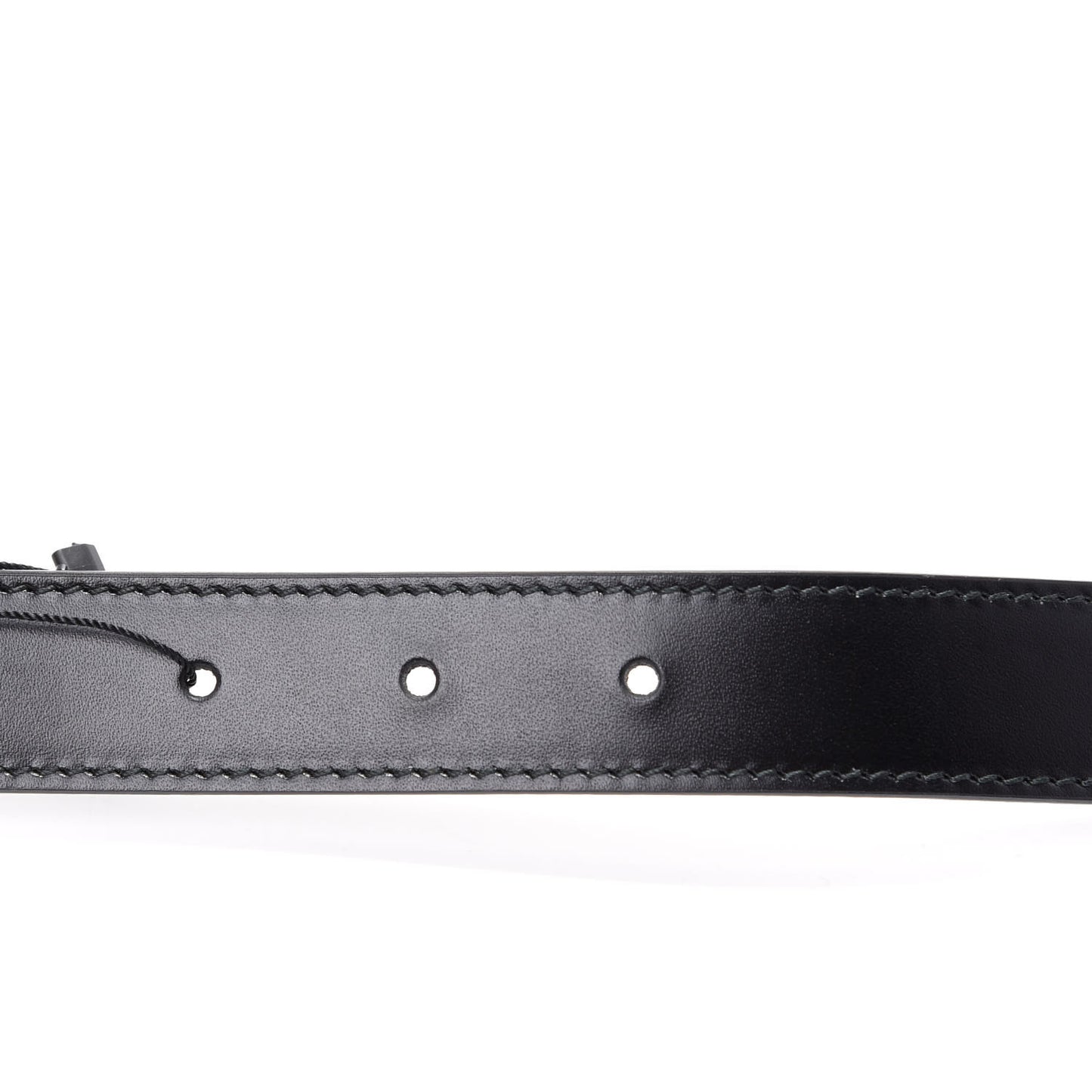 Calfskin Torchon Double G Chain 25mm Belt 90 36 Black