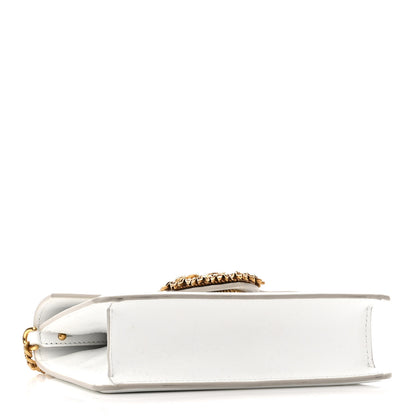 Dolce & Gabbana Smooth Calfskin Small Devotion Envelope Top Handle Bag White 4 of 10