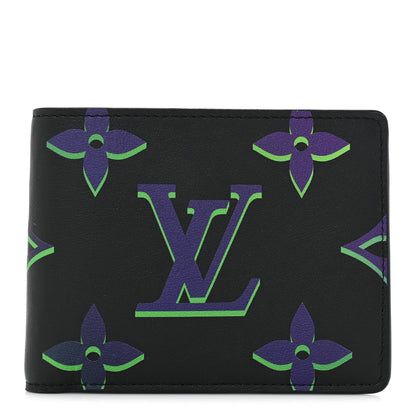 Louis Vuitton Calfskin Monogram Spotlight Multiple Wallet Black Multicolor 1 of 11
