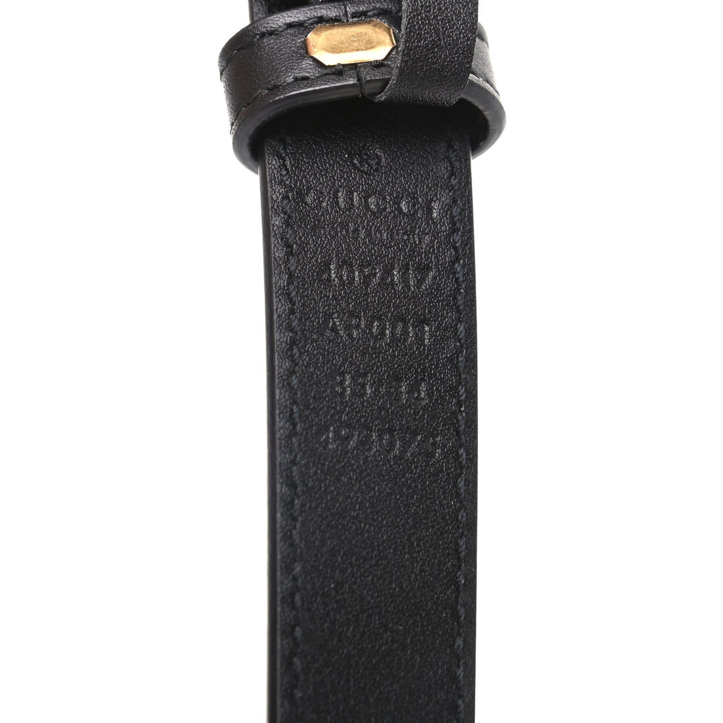 Calfskin Double G 20mm Belt 85 34 Black