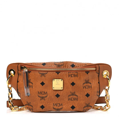 MCM Visetos Stark Belt Bag Cognac 1 of 4