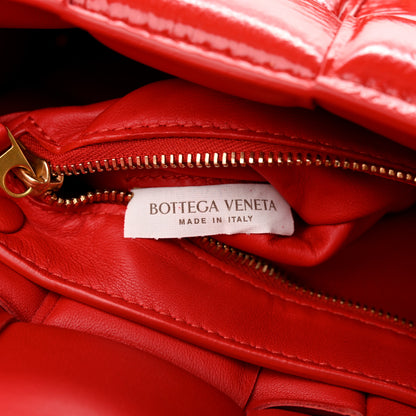 Bottega Veneta Textured Deerskin Maxi Intrecciato Padded Cassette Crossbody Bag Chili 6 of 14