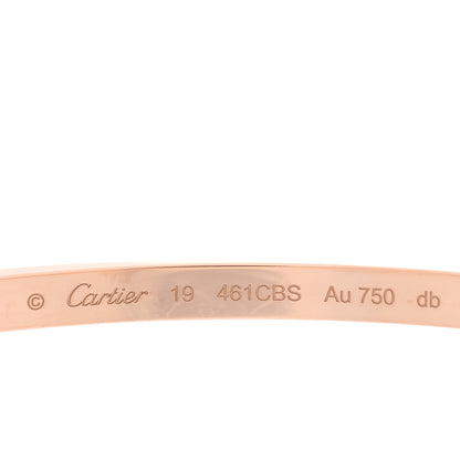 Cartier 18K Pink Gold Small LOVE Bracelet 19 4 of 6