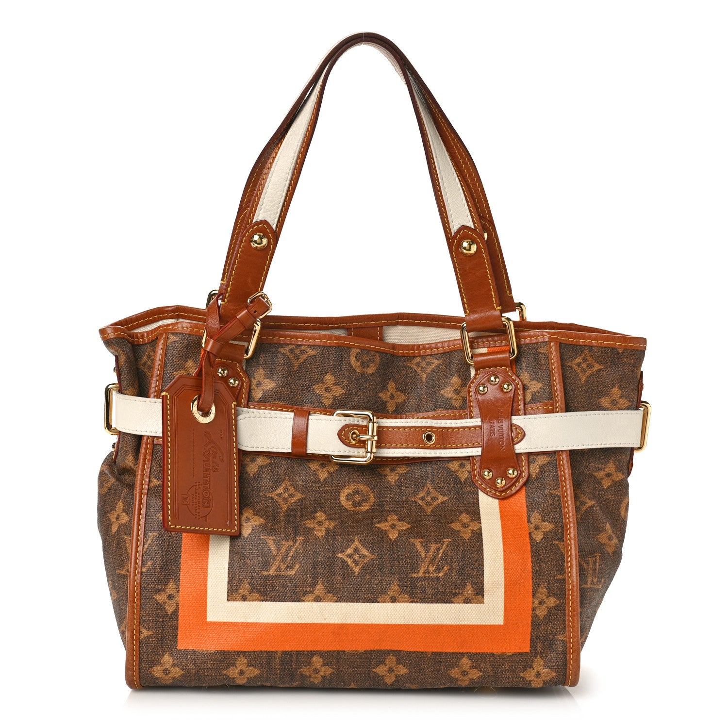 Louis Vuitton Monogram Rayures Tisse Sac PM 1 of 9