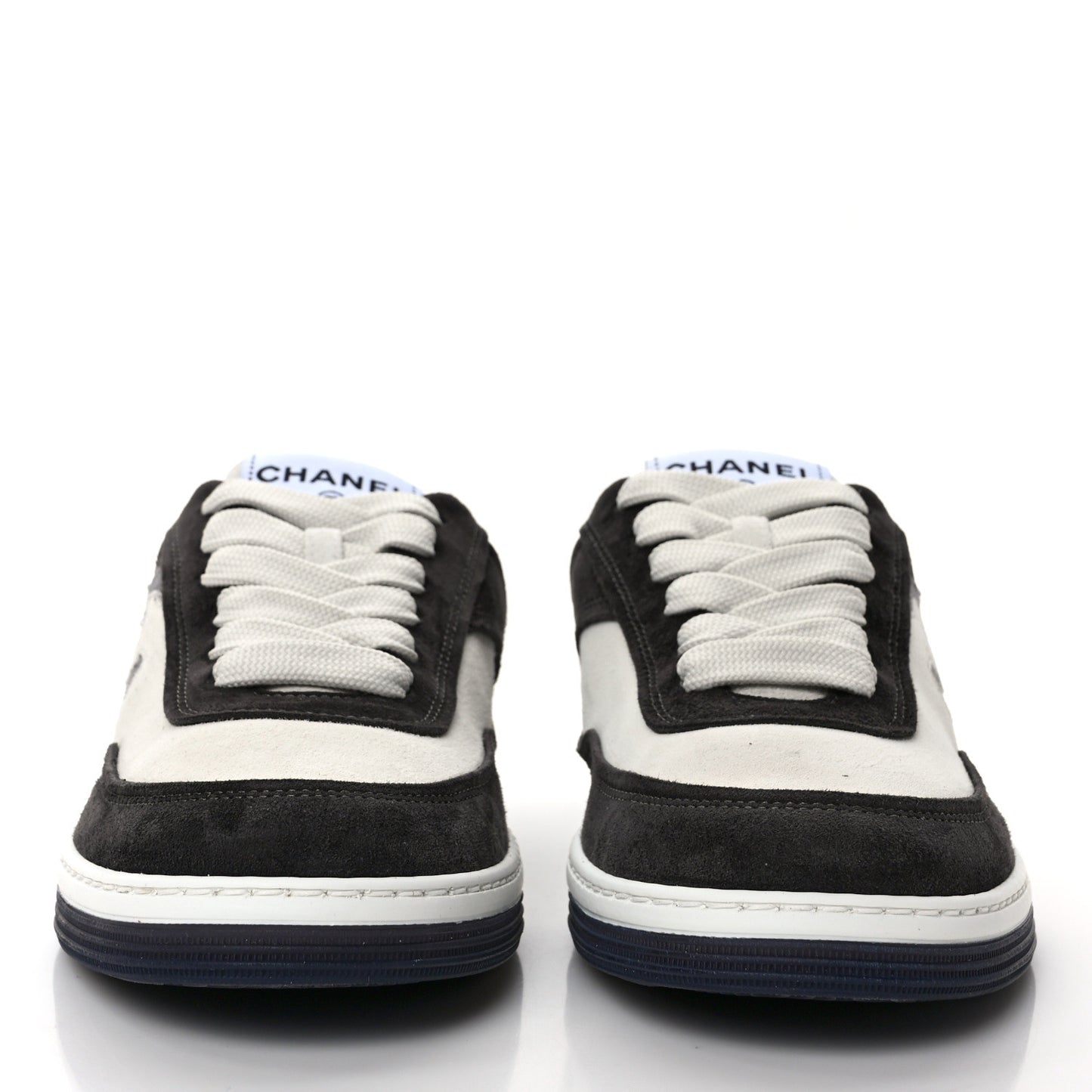 Suede Kidskin Womens CC Sneakers 36.5 Black White