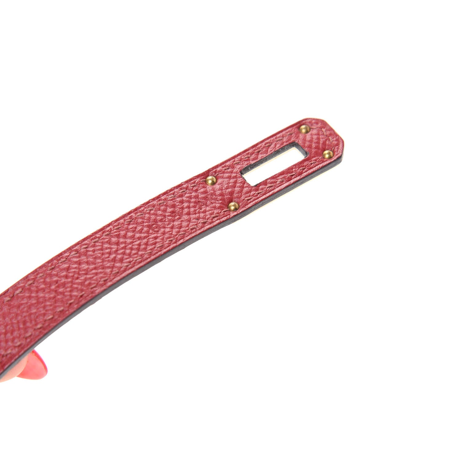 Hermes Epsom Kelly Longue Wallet Rouge Grenat 6 of 11