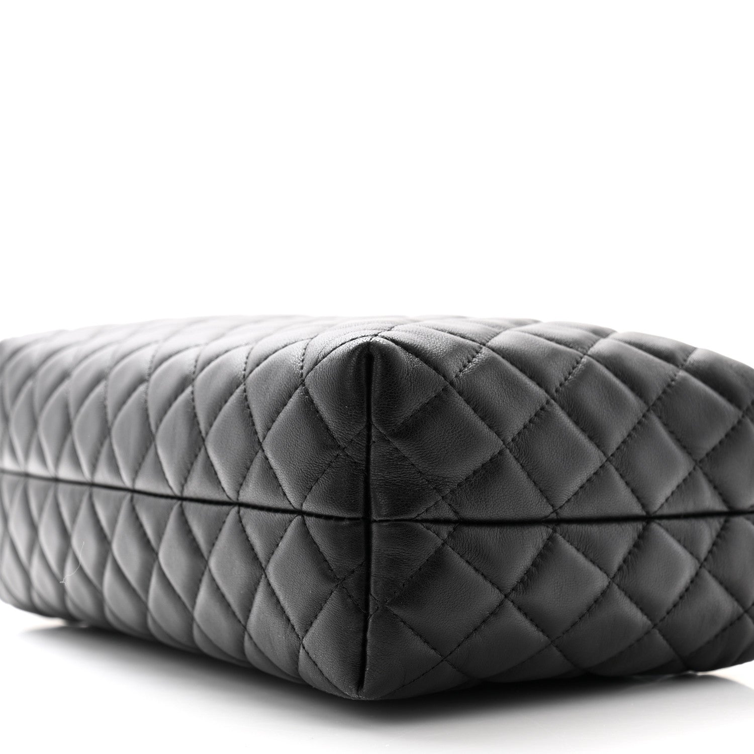 Chanel Lambskin Quilted Hobo Black 9 of 9