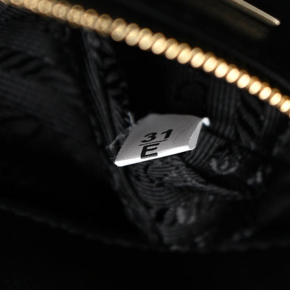 Prada Nappa Re-Nylon Triangle Quilted Patchwork System Flap Shoulder Bag Black 7 of 10