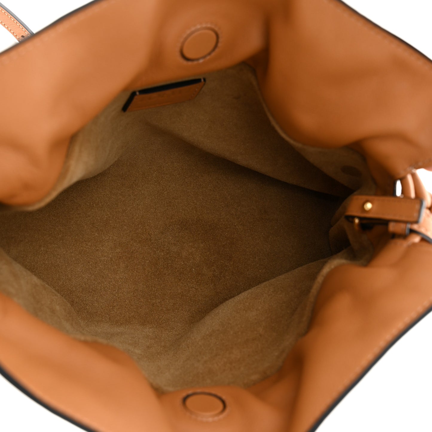 Calfskin Mini Flamenco Knot Clutch Warm Desert