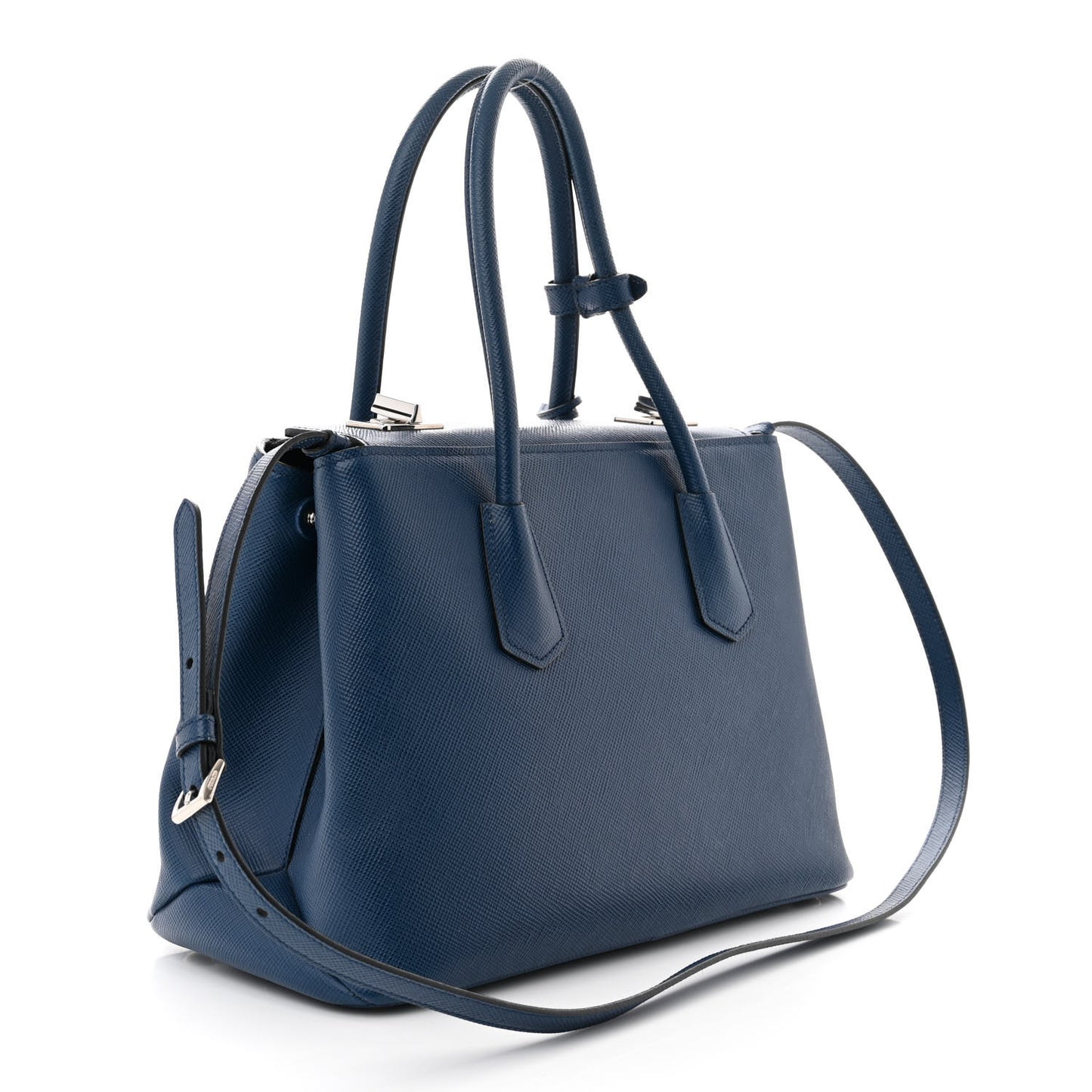Saffiano Cuir Twin Tote Bleuette