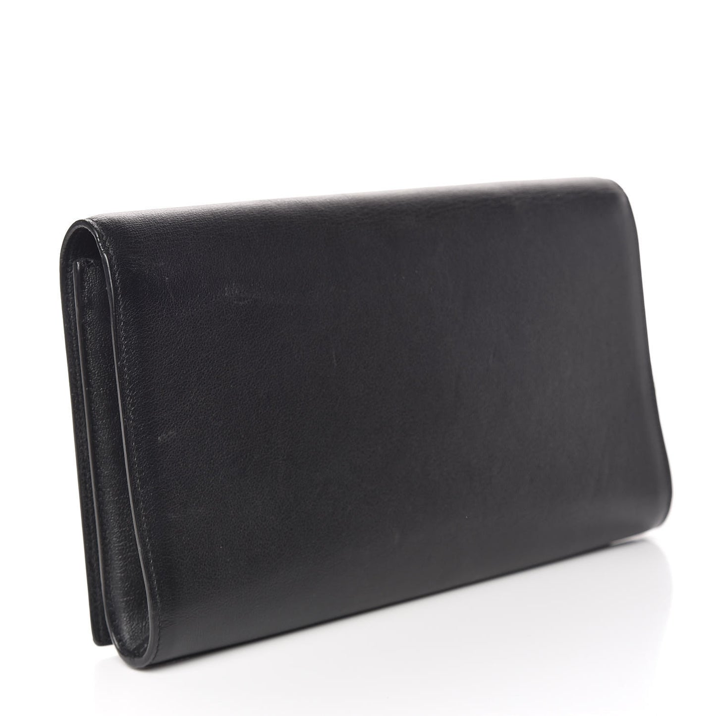 Calfskin Monogram Large Belle De Jour Clutch Black