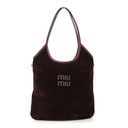 Miu Miu Corduroy Ivy Amaranth Red Maize Yellow 1 of 10
