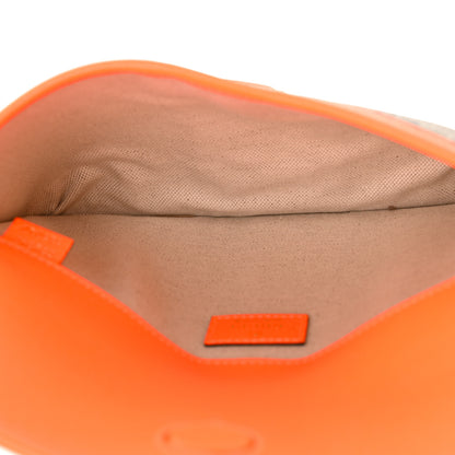 Gucci GG Supreme Monogram Web Small Ophidia Belt Bag Beige Ebony Orange Fluo 5 of 11