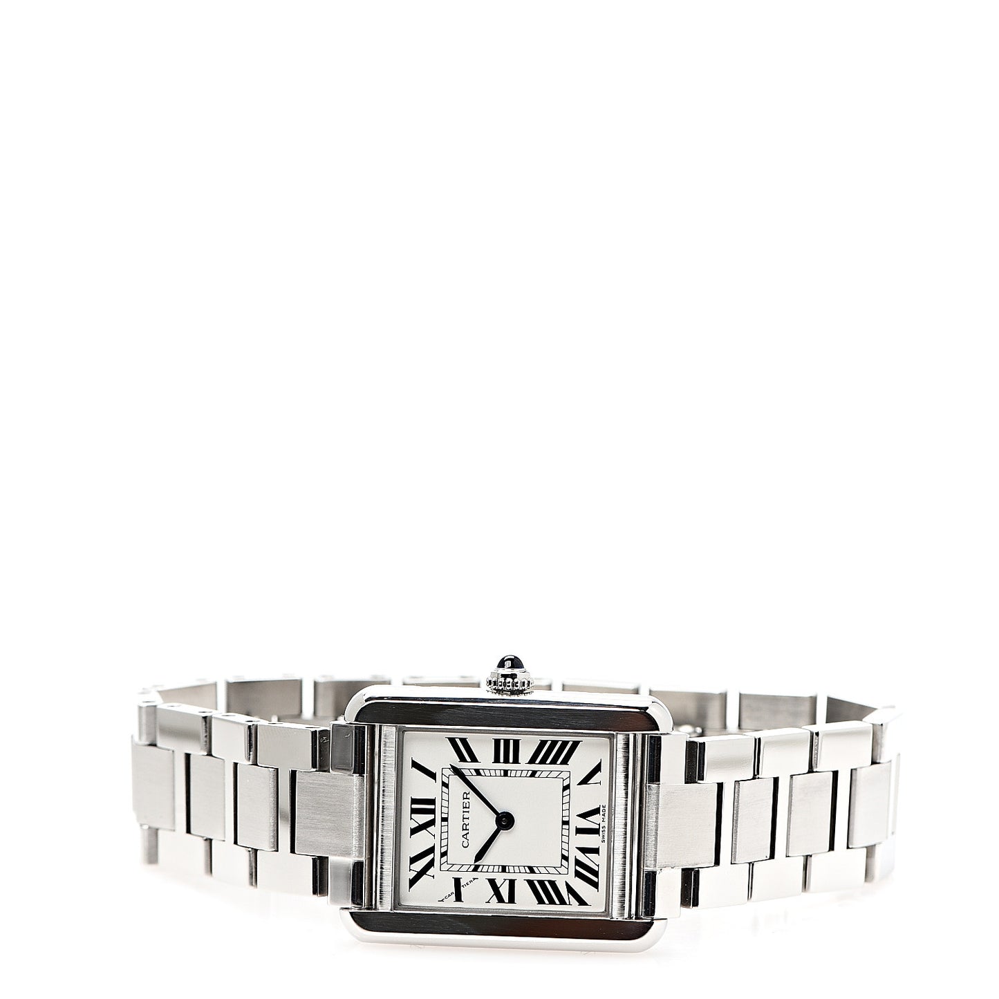 Stainless Steel 24mm Tank Solo Quartz Watch