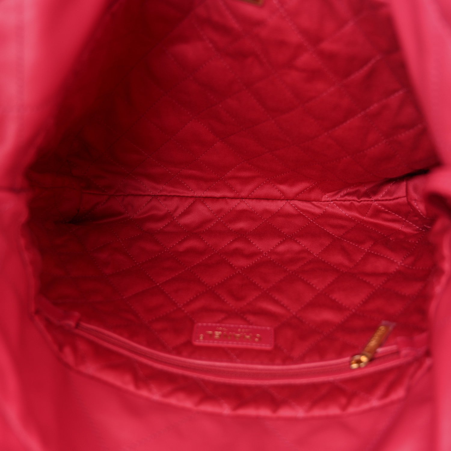 Chanel Shiny Calfskin Quilted Small Chanel 22 Fuchsia 6 of 11
