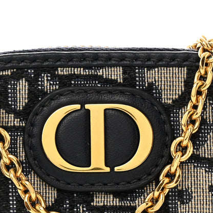 Christian Dior Oblique 30 Montaigne Phone Holder Blue 9 of 12