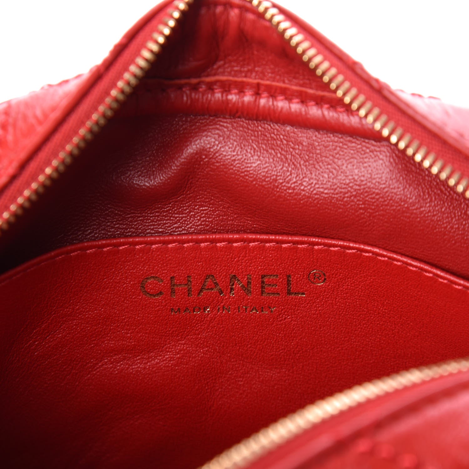 Chanel Aged Calfskin Quilted Mini Reissue Camera Case Red 6 of 10