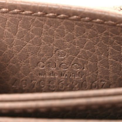 Gucci Dollar Calfskin GG Marmont Card Case Porcelain Rose 6 of 7