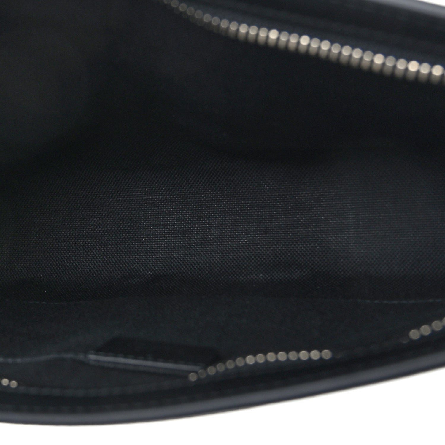 Gucci GG Supreme Monogram Selleria Calfskin Web New Web Cosmetic Case Black 5 of 9