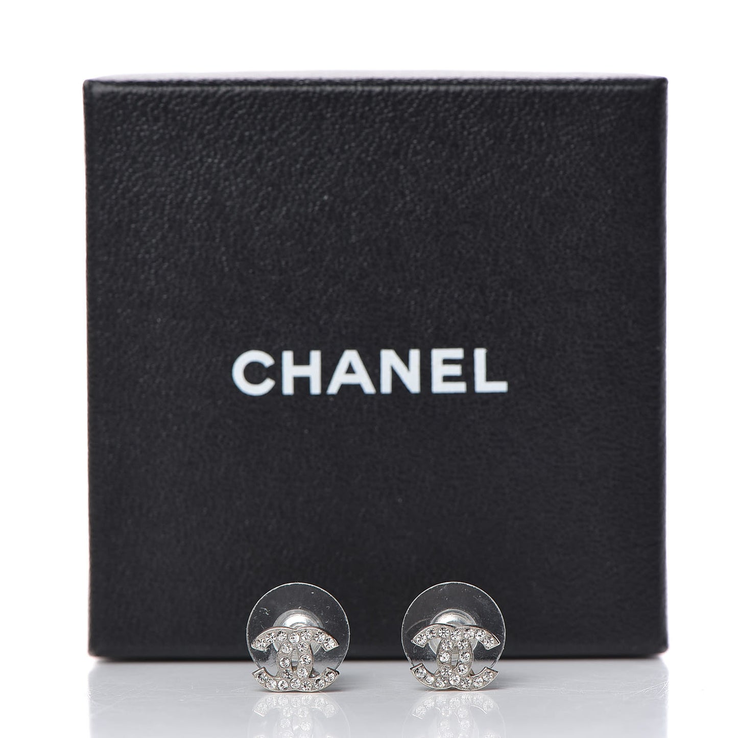 Crystal Mini Timeless CC Earrings Silver