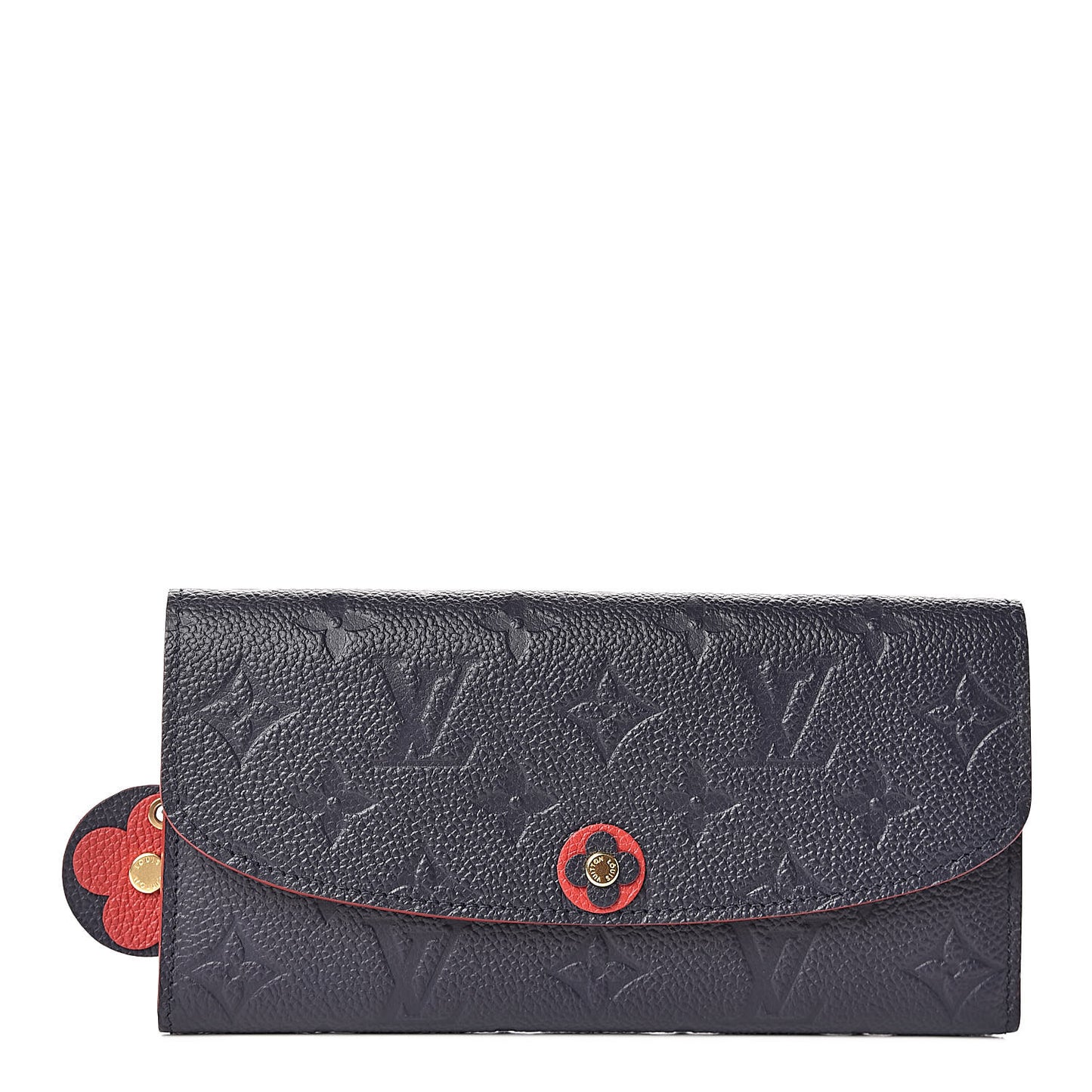 Empreinte Bloom Flower Emilie Wallet Marine Rouge