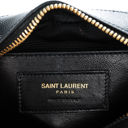 Saint Laurent Grain De Poudre Small Classic Monogram Camera Bag Black 6 of 7