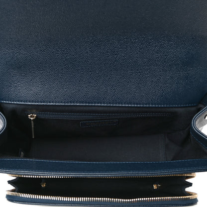 Chanel Caviar Quilted Medium Business Affinity Flap Navy 4 of 4