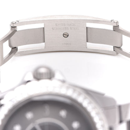 Chanel Titanium Ceramic Diamond Bezel 33mm J12 Quartz Watch 7 of 7