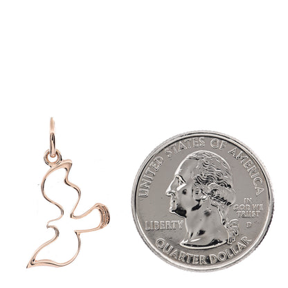 Tiffany 18K Rose Gold Paloma Picasso Dove Charm 2 of 3