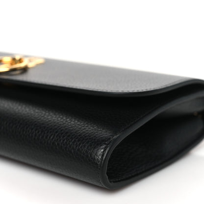 Mulberry Small Classic Grain Amberley Convertible Clutch Black 9 of 9