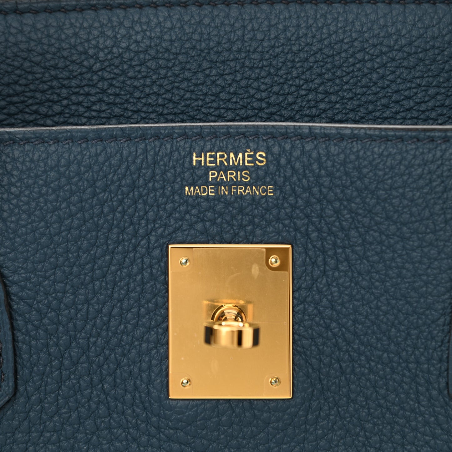 Togo Birkin 40 Bleu De Prusse