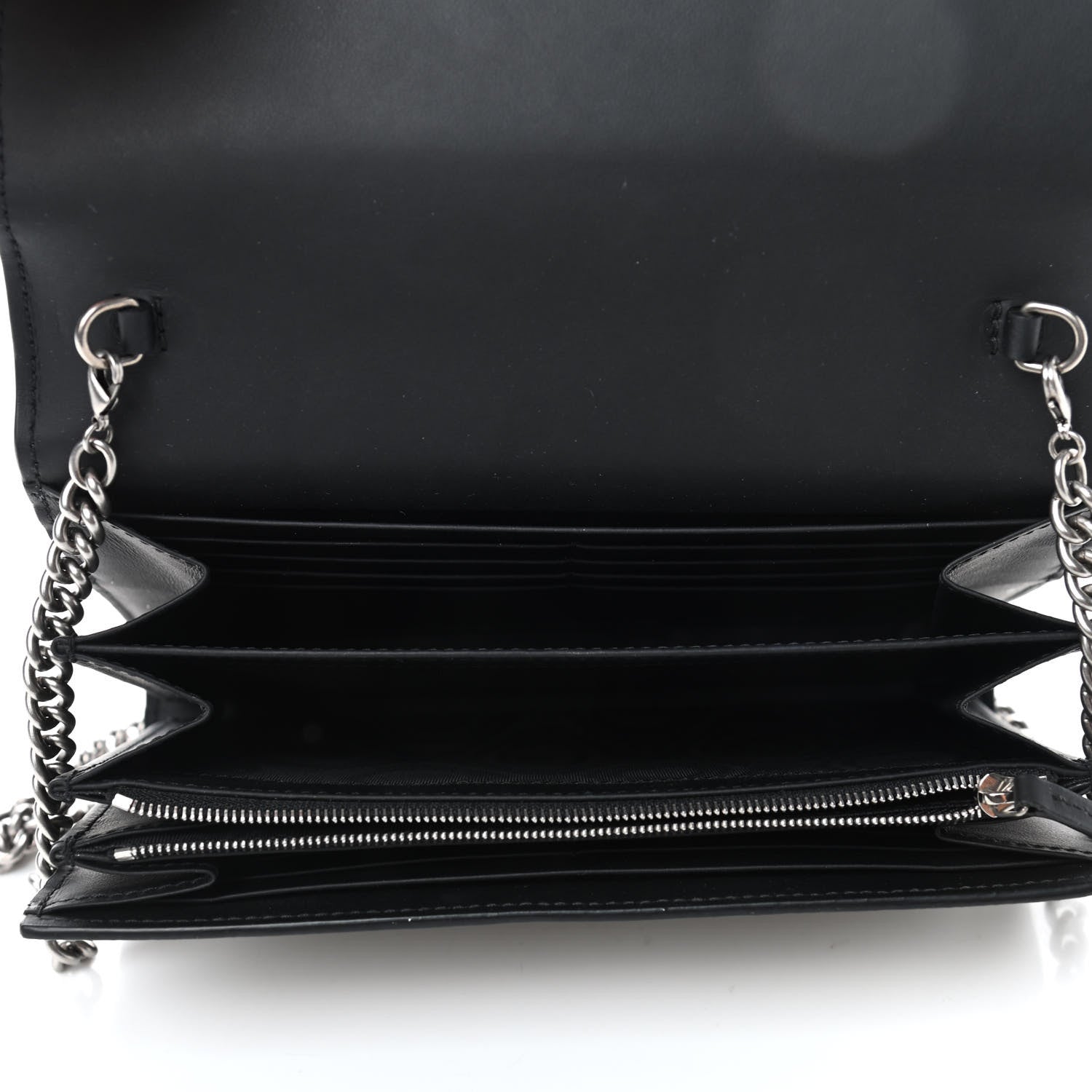 Gucci GG Supreme Monogram Mini Dionysus Chain Wallet Beige Black 4 of 4