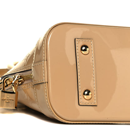 Louis Vuitton Vernis Alma BB Noisette 7 of 8