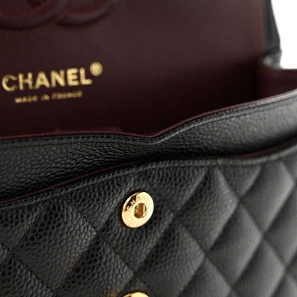 Chanel Caviar Quilted Small Double Flap Black 11 of 13