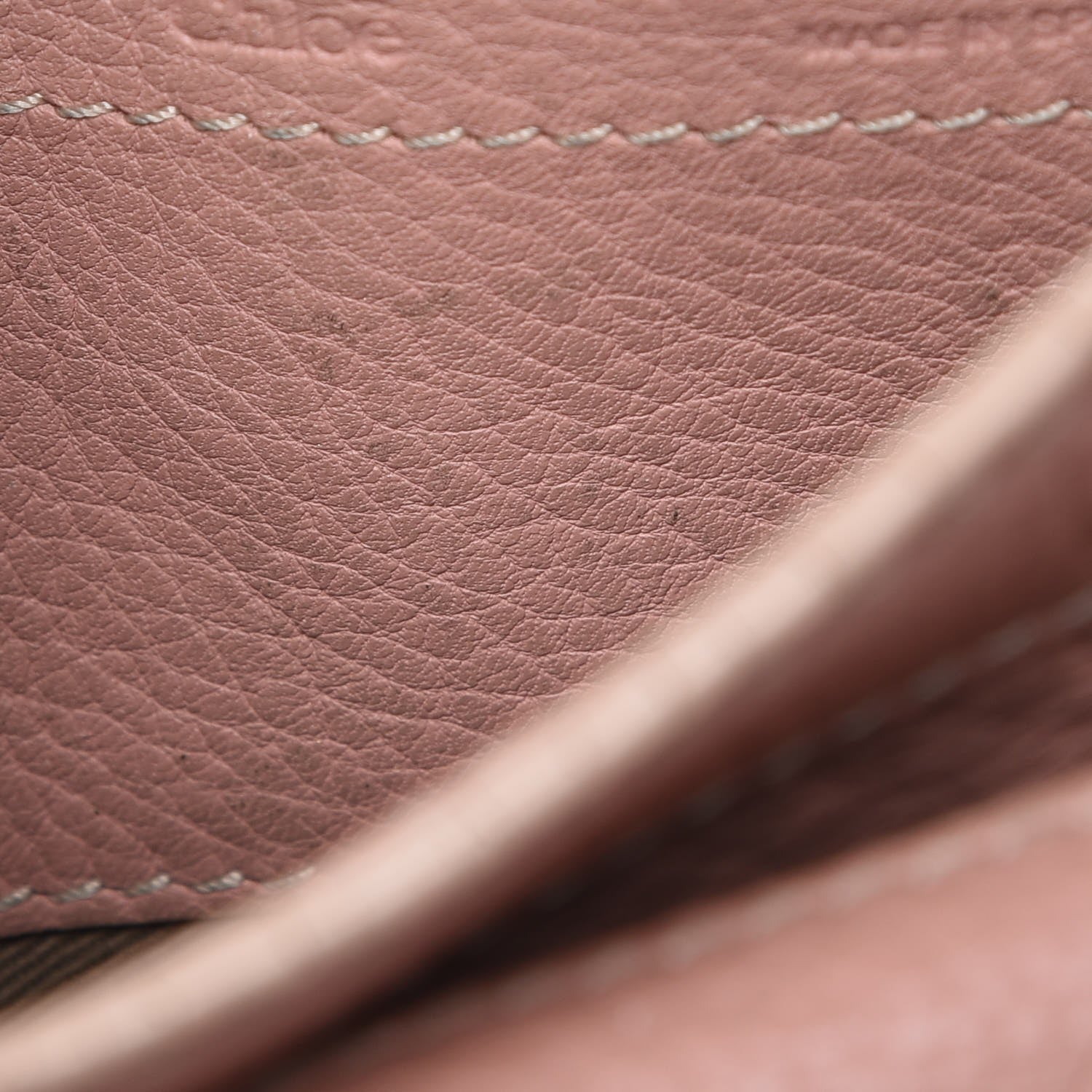 Chloe Grained Calfskin Small Marcie Saddle Bag Anemone Pink 11 of 20